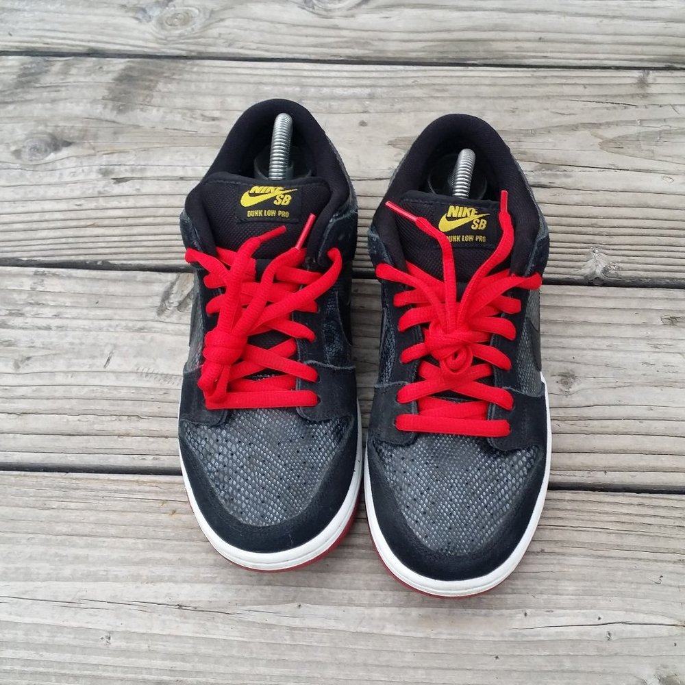 Women Size 10 / Size 8.5 Men Nike SB Dunk Low Premium Snakeskin Snake Eyes Shoes - Picture 5 of 8